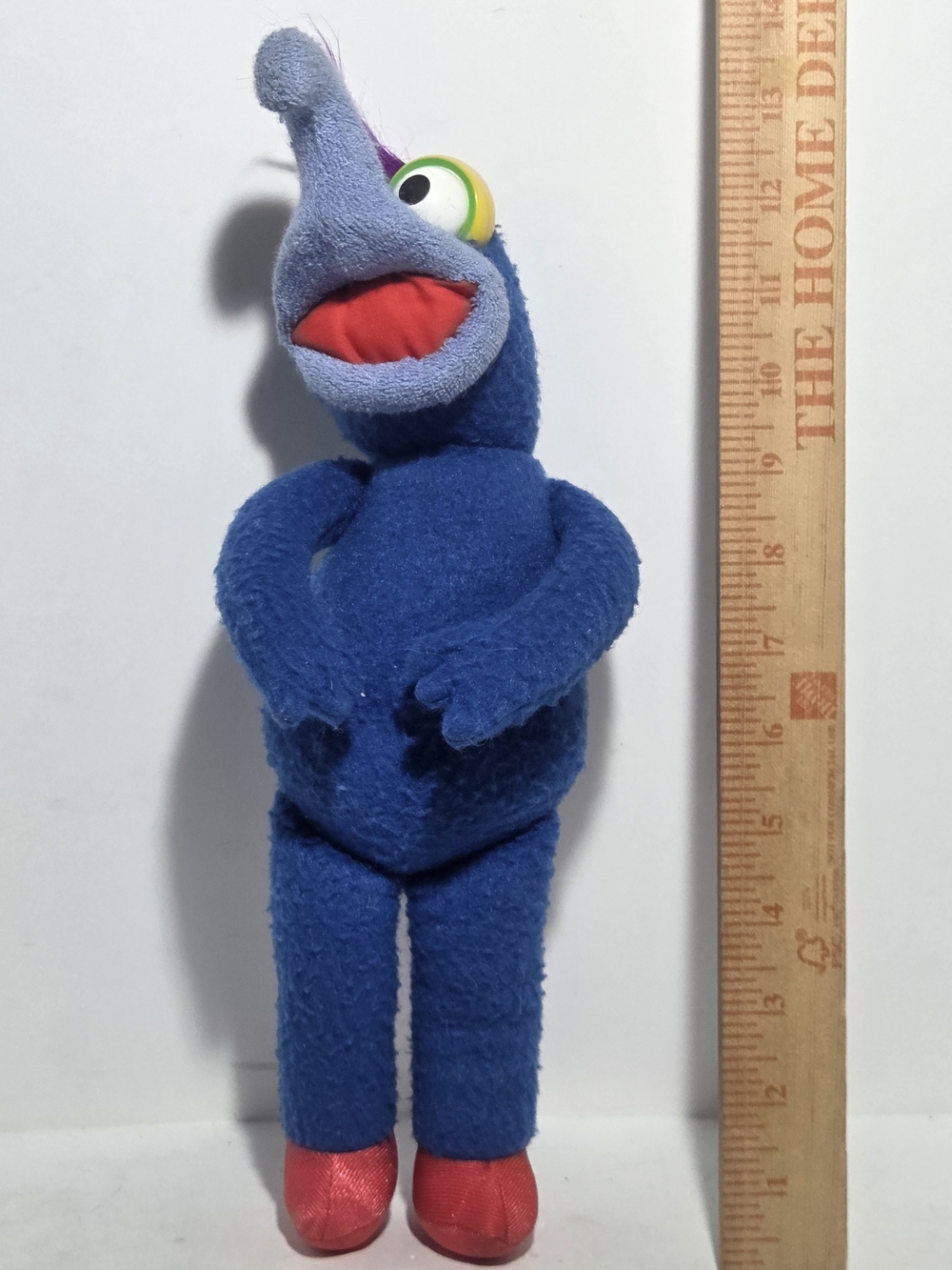 Vintage 1981 Fisher-Price Gonzo Plush Muppet Doll #858 Jim Henson Associates 11"